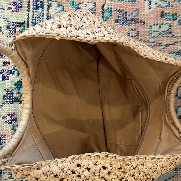 Large woven tote bag - Picture 2 of 2